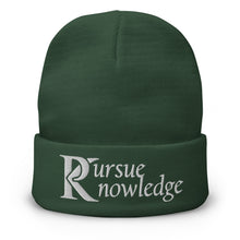 Load image into Gallery viewer, Pursue Knowledge - Embroidered Beanie