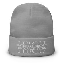 Load image into Gallery viewer, HBCU - Hated By Chronic Underachievers - Embroidered Beanie