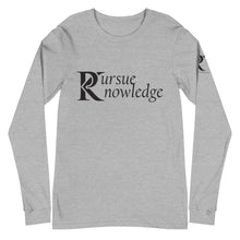 Load image into Gallery viewer, Pursue Knowledge - Unisex Long Sleeve Tee