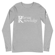Load image into Gallery viewer, Pursue Knowledge - Unisex Long Sleeve Tee
