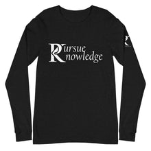Load image into Gallery viewer, Pursue Knowledge - Unisex Long Sleeve Tee