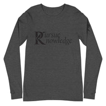 Load image into Gallery viewer, Pursue Knowledge - Unisex Long Sleeve Tee