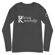 Load image into Gallery viewer, Pursue Knowledge - Unisex Long Sleeve Tee
