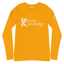 Load image into Gallery viewer, Pursue Knowledge - Unisex Long Sleeve Tee