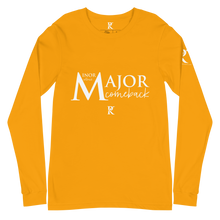 Load image into Gallery viewer, MINOR Setback / MAJOR Comeback - Unisex Long Sleeve Tee