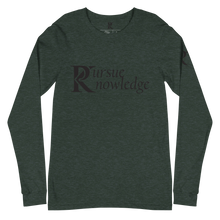 Load image into Gallery viewer, Pursue Knowledge - Unisex Long Sleeve Tee