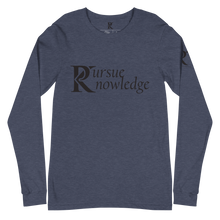 Load image into Gallery viewer, Pursue Knowledge - Unisex Long Sleeve Tee
