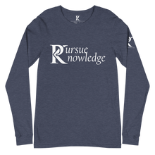 Load image into Gallery viewer, Pursue Knowledge - Unisex Long Sleeve Tee