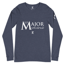 Load image into Gallery viewer, MINOR Setback / MAJOR Comeback - Unisex Long Sleeve Tee
