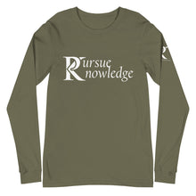 Load image into Gallery viewer, Pursue Knowledge - Unisex Long Sleeve Tee