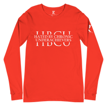 Load image into Gallery viewer, HATED BY CHRONIC UNDERACHIEVERS - Unisex Long Sleeve Tee