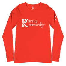 Load image into Gallery viewer, Pursue Knowledge - Unisex Long Sleeve Tee