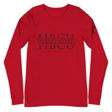 Load image into Gallery viewer, HATED BY CHRONIC UNDERACHIEVERS - Unisex Long Sleeve Tee