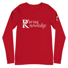 Load image into Gallery viewer, Pursue Knowledge - Unisex Long Sleeve Tee