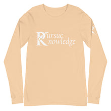 Load image into Gallery viewer, Pursue Knowledge - Unisex Long Sleeve Tee