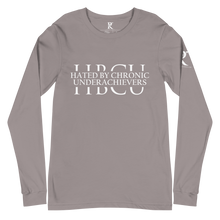 Load image into Gallery viewer, HATED BY CHRONIC UNDERACHIEVERS - Unisex Long Sleeve Tee