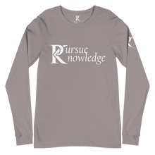 Load image into Gallery viewer, Pursue Knowledge - Unisex Long Sleeve Tee