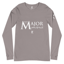 Load image into Gallery viewer, MINOR Setback / MAJOR Comeback - Unisex Long Sleeve Tee