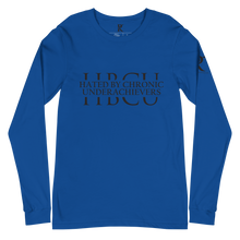 Load image into Gallery viewer, HATED BY CHRONIC UNDERACHIEVERS - Unisex Long Sleeve Tee