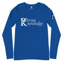 Load image into Gallery viewer, Pursue Knowledge - Unisex Long Sleeve Tee
