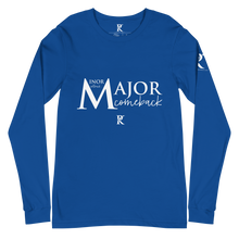 Load image into Gallery viewer, MINOR Setback / MAJOR Comeback - Unisex Long Sleeve Tee