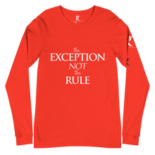 Load image into Gallery viewer, The EXCEPTION NOT The RULE - Unisex Long Sleeve Tee
