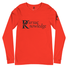 Load image into Gallery viewer, Pursue Knowledge - Unisex Long Sleeve Tee
