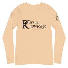 Load image into Gallery viewer, Pursue Knowledge - Unisex Long Sleeve Tee
